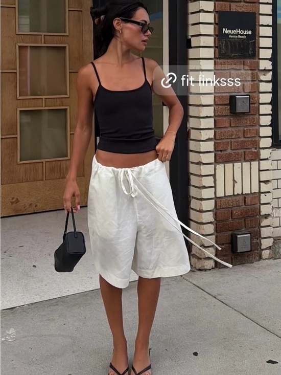 Venroy Pants - Venroy Silk Linen Drawstring Short